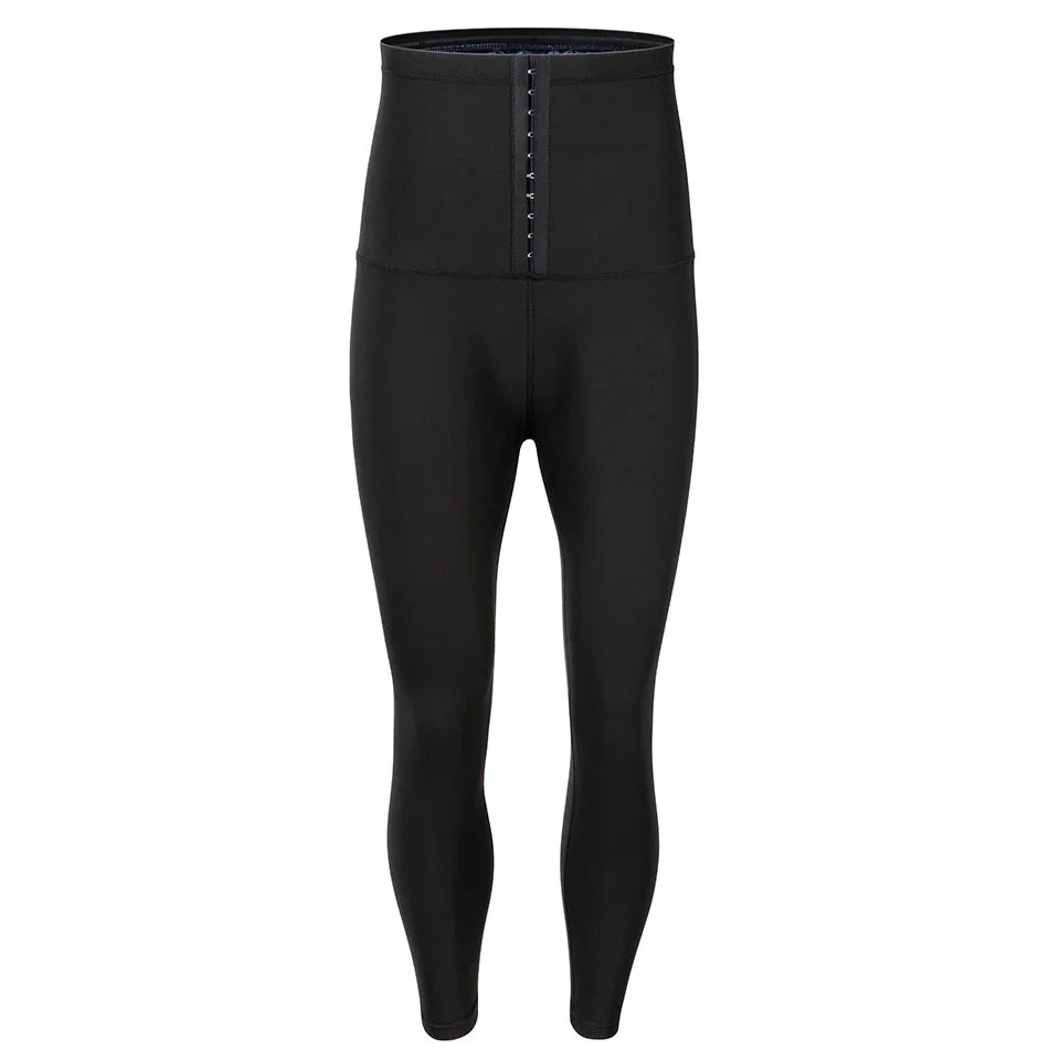 Men Body Shaper Thermo Sauna Pants Sweat Waist Trainer Leggings Slimming Underwear Weight Loss Workout Compression Shapewear